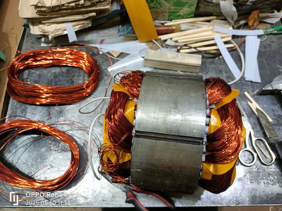 Ремонт и перемотка электродвигателя