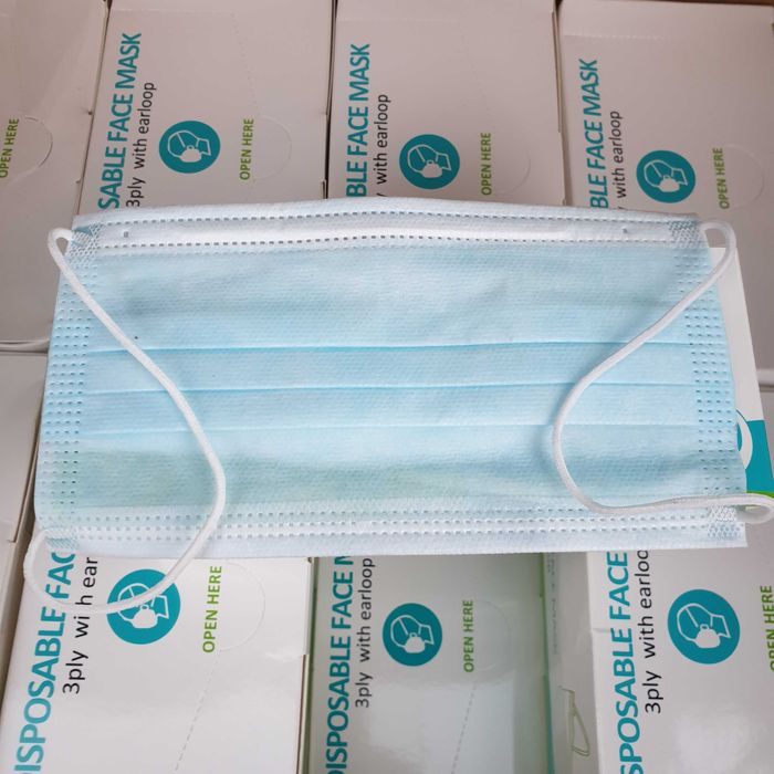 Еднократни Медицински Трислойни Предпазни Маски За Лице IIR 50бр.