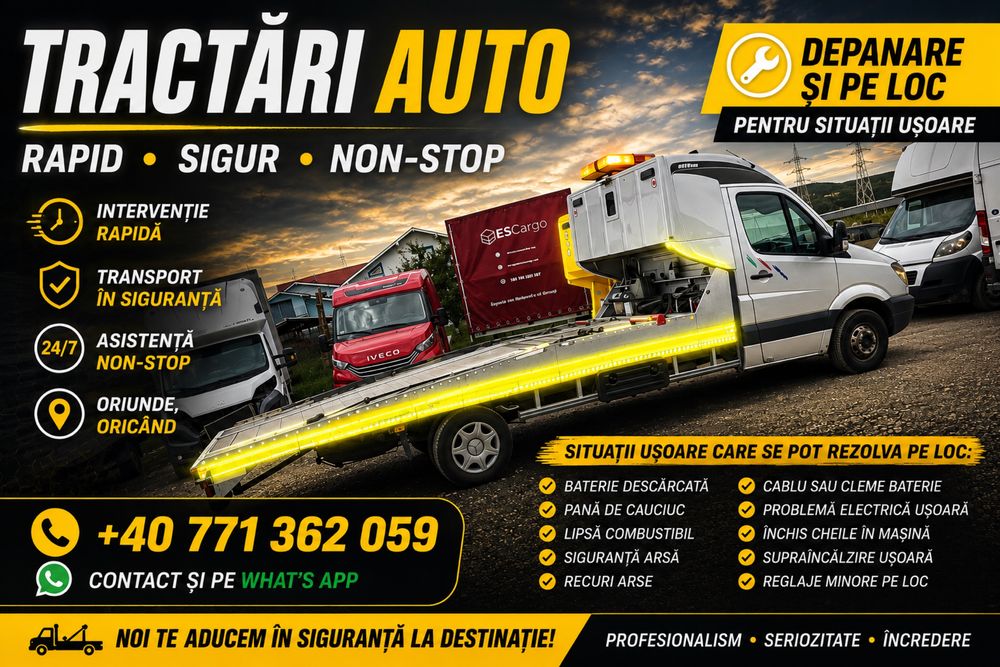 Pană tractari platforma