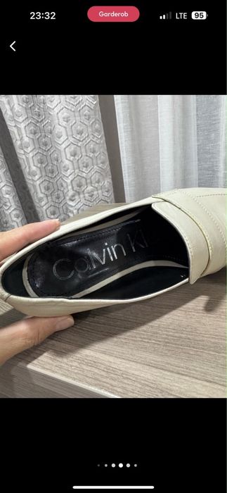 Кожаные лоферы Calvin Klein