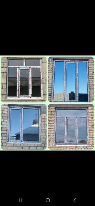 Есік терезе фортучка витраж АЛЮМИНИЙ