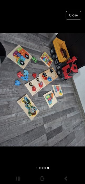 Lot puzzle uri lemn