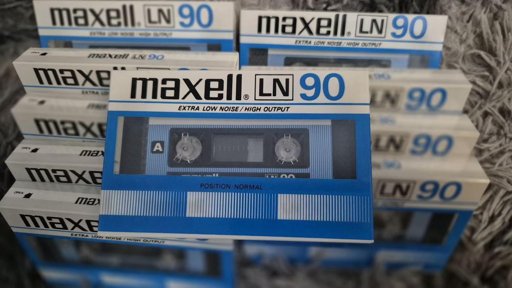 Кассеты Maxell LN90 1983г made in japan