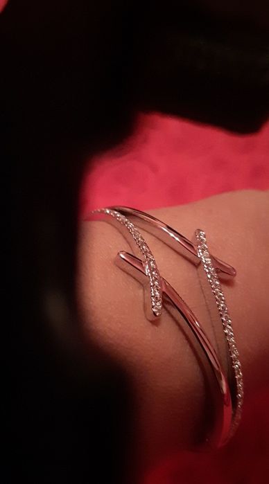 Bratara Oliver Weber rodinata si decorata cu cristale swarovski