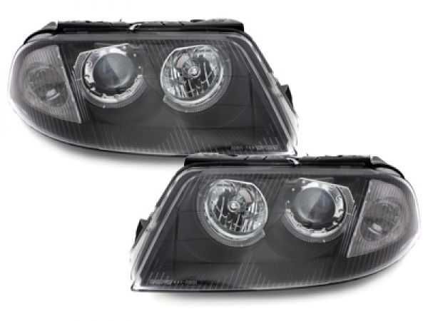 фарове VW Пасат б5.5 Angle Eyes Тъмни Опушени Нови pasat B5.5 Passat