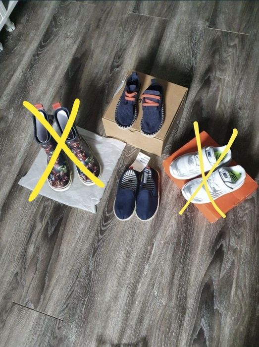 Adidasi Nike, espadrile H&M, Mango, cizme ploaie Zara, marimea 27, noi