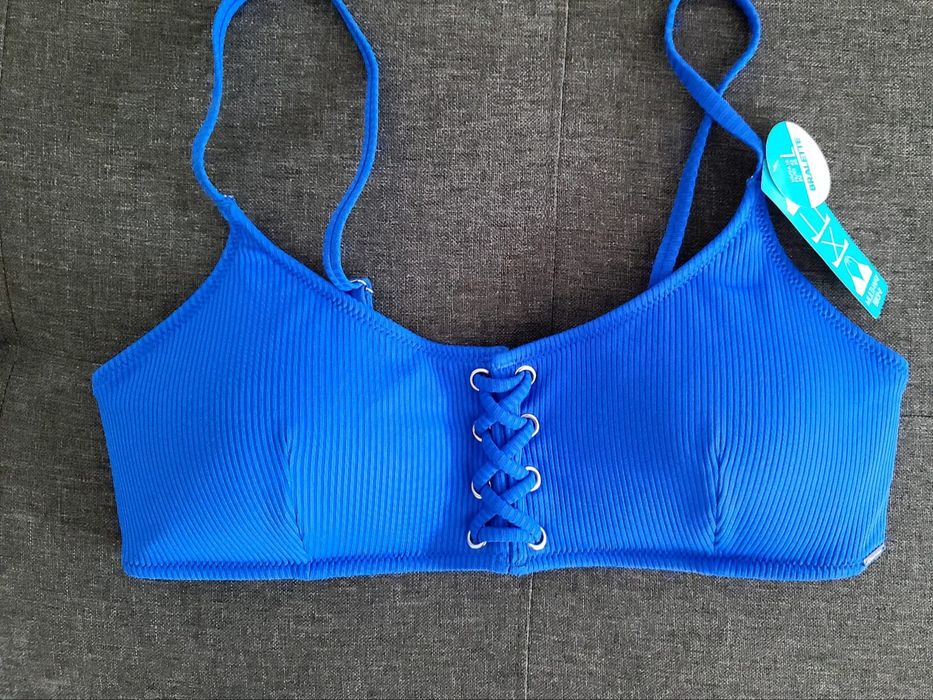 Transport GRATUIT Sutien baie albastru NOU cu eticheta