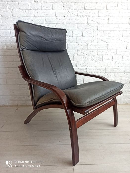 Две кожени кресла Mid - Century Modern Morgens Hansen ПРОМОЦИЯ