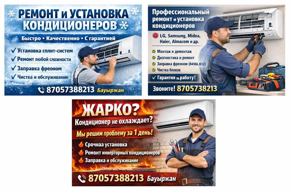 Установка кондиционера