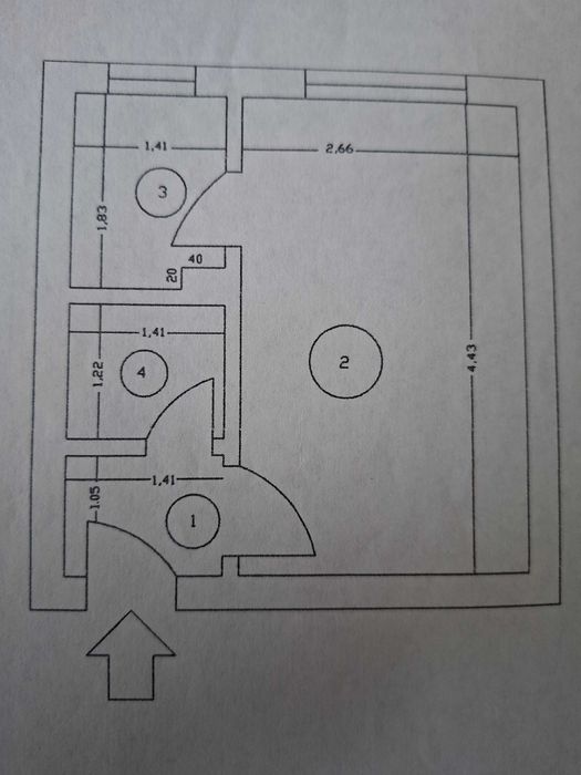 Garsonieră 18mp – Drumul Taberei Crinul de PădureBloc în Reabilitare