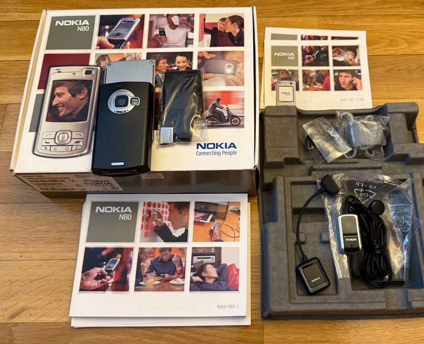 Telefon Nokia N80 CA NOU ! Pachet full ! Raritate classic cu butoane