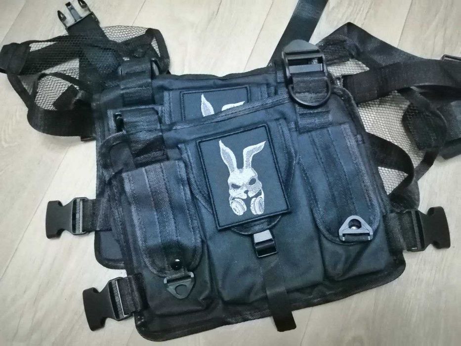Сумка бронежилет с патчем кролика