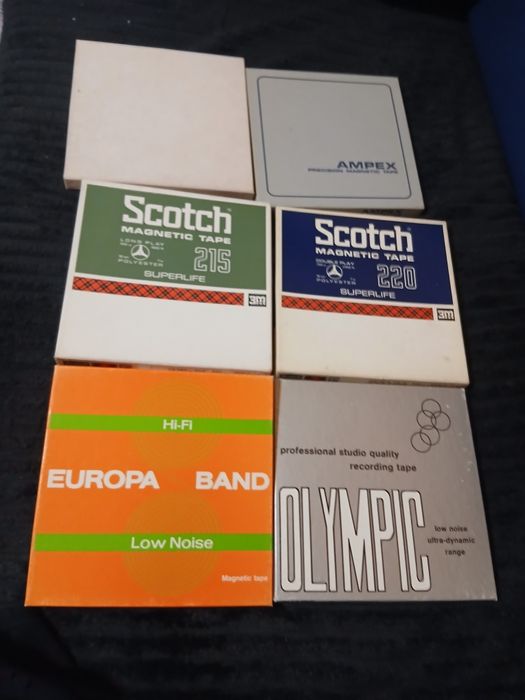 Benzi magnetofon metalice 18cm scotch,revox ,ampex
