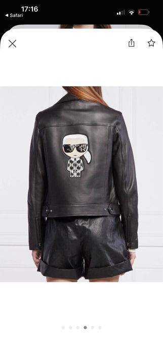 Кожено яке Karl Lagerfeld