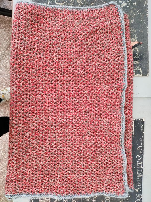 Вълнен шал наметка 200/80