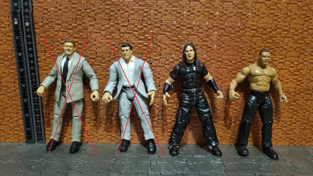 WWE RAW фигури кечисти