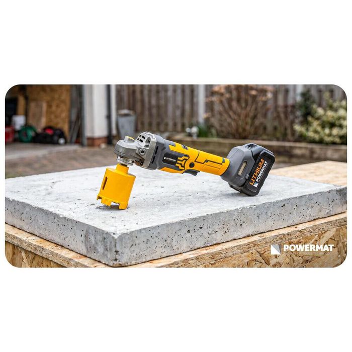 Carota diamantata segmentata pentru beton, 83 mm, filet M14, gaurire