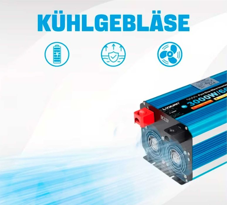 Invertor 6000 w  unda sinusoidala pura