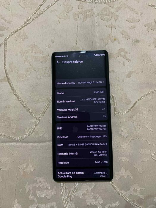 Vând honor magic 5 lite 5G