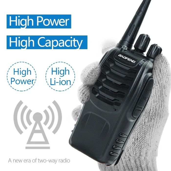 Set Stații Radio Walkie-talkie Semnal 5km 16 canale volum ajustabil