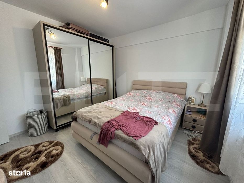 Apartament 2 camere, 45 mp, complet mobilat, parcare, zona Valea Lupul
