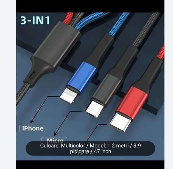 Cablu și incarcator  pentru telefon