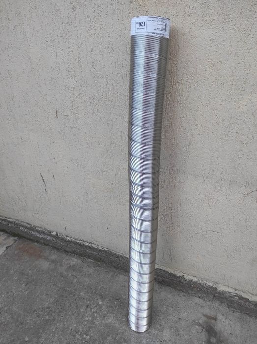 Tub flexibil oțel inox 120 mm 139cm