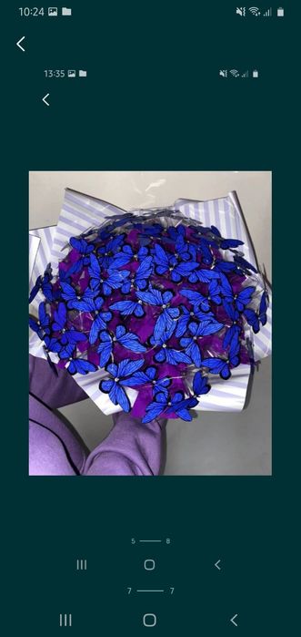 Букеты из бабочек