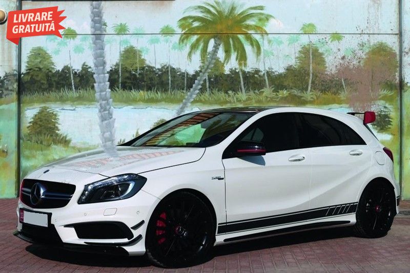 Stickere Laterale Negru Mat MERCEDES CLA W117 C117 X117 (2013-2016) A-