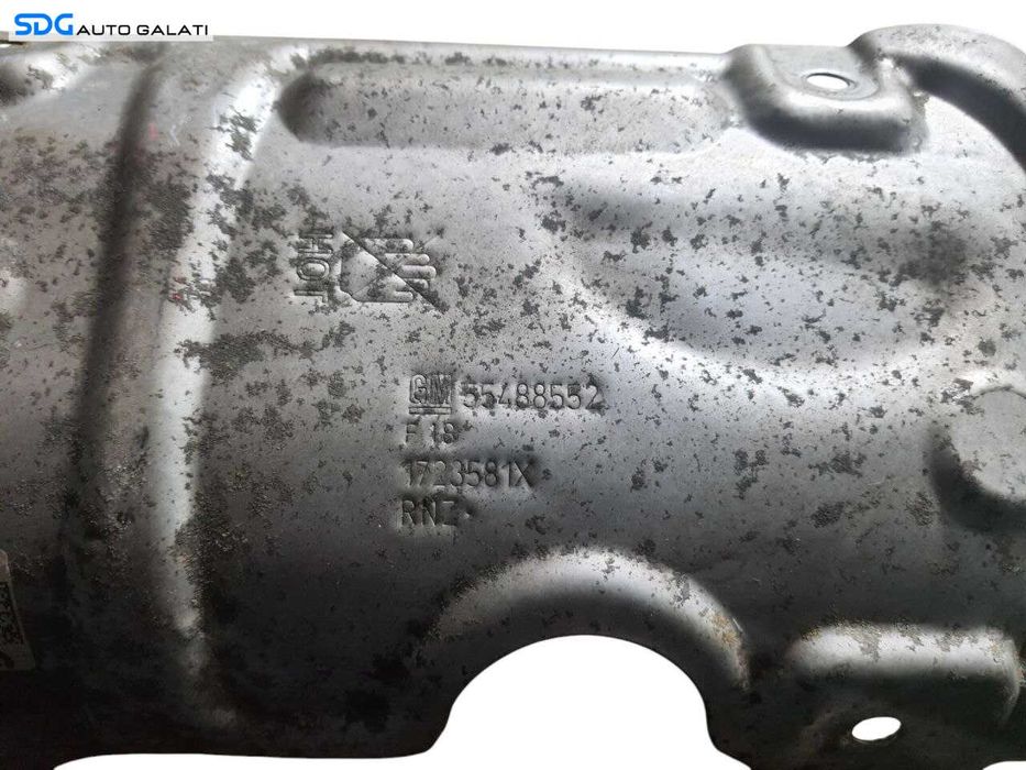 Scut Tabla Protectie Termica Catalizator Opel Meriva B 1.6 CDTI 2010 - 2018 Cod 55489758 662572168 [N1866]