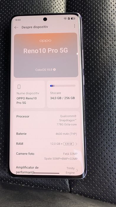 Oppo reno 10 pro 12/256 GB impecabil