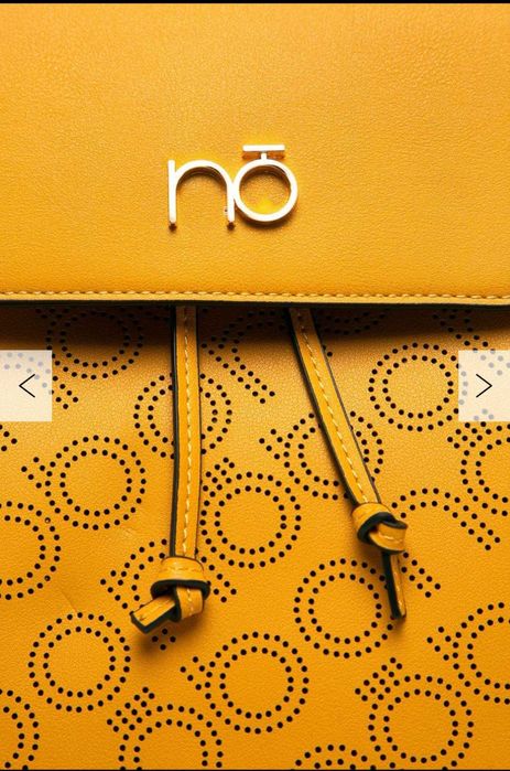 Раница Nobo, цвят горчица