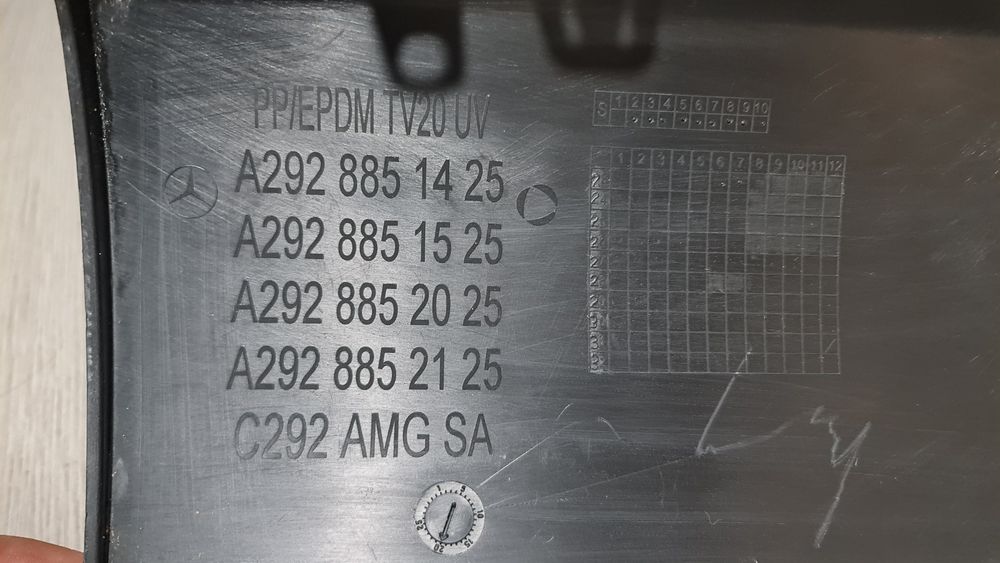 Spoiler difuzor bara spate AMG Mercedes GLE Coupe a292 c292