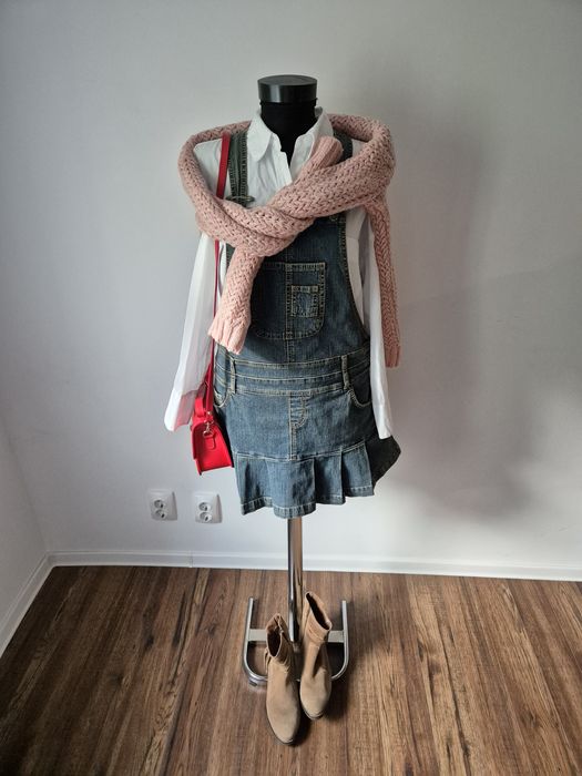 Pulover S oversize Mango roz