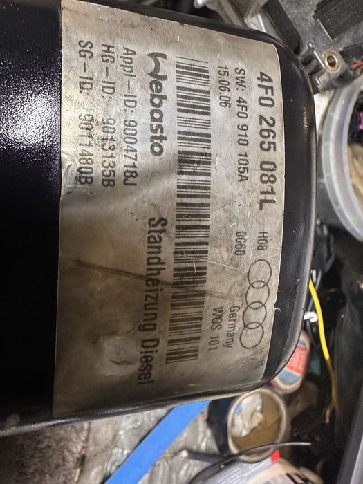 Webasto Вебасто  VW ,Range Rover , Discovery , Citroen Jaguar