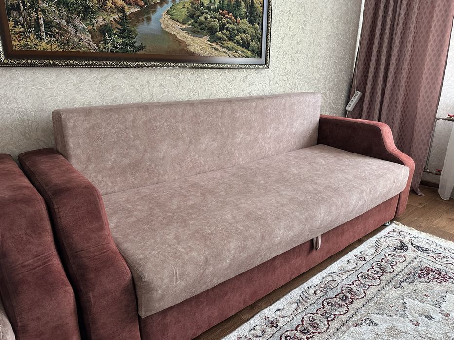 Продам раскладной диван+кресло