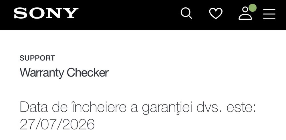 Sony a7iv, in garantie, de la F64, impecabil, 43k shutter, complet