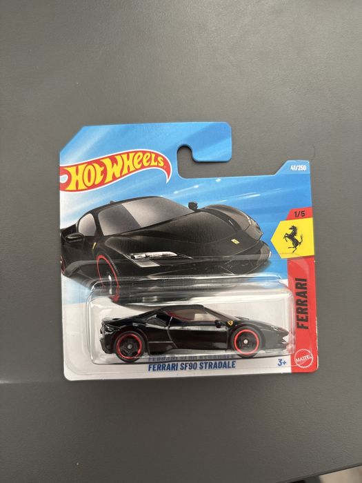 Hot Wheels колочка FERRARI SF90 STRADALE черна