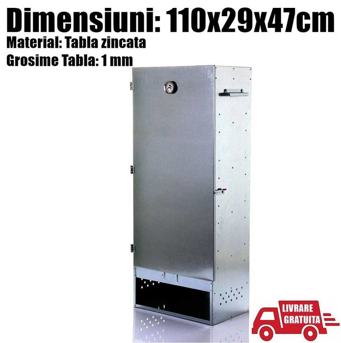 Afumatoare Carnat Carne Branza Peste Alimente Clisa 110x29x47cm GL