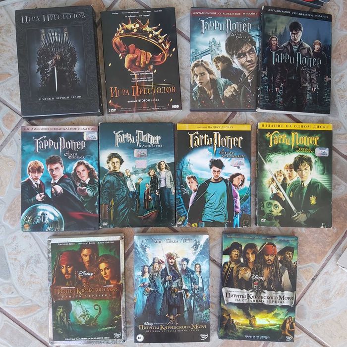 DVD диски, фильмы (дискілер)