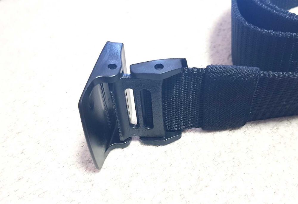 колан с автоматична PVC катарама армейски военен черен колан пвц тока