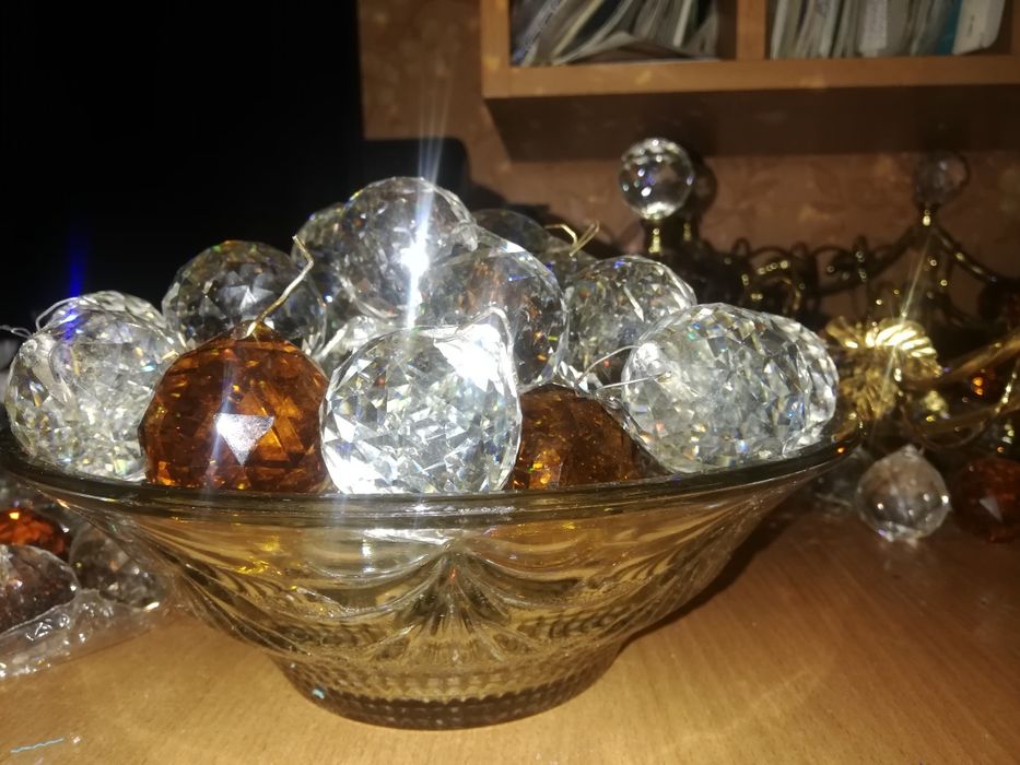 Люстра хрусталь, виноградная лоза