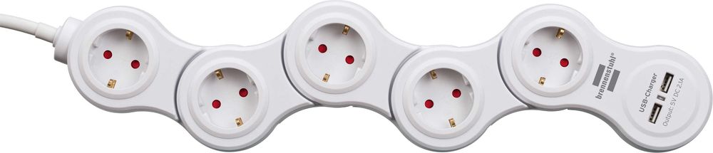 Удлинитель Brennenstuhl Vario Power с функцией зарядки через USB