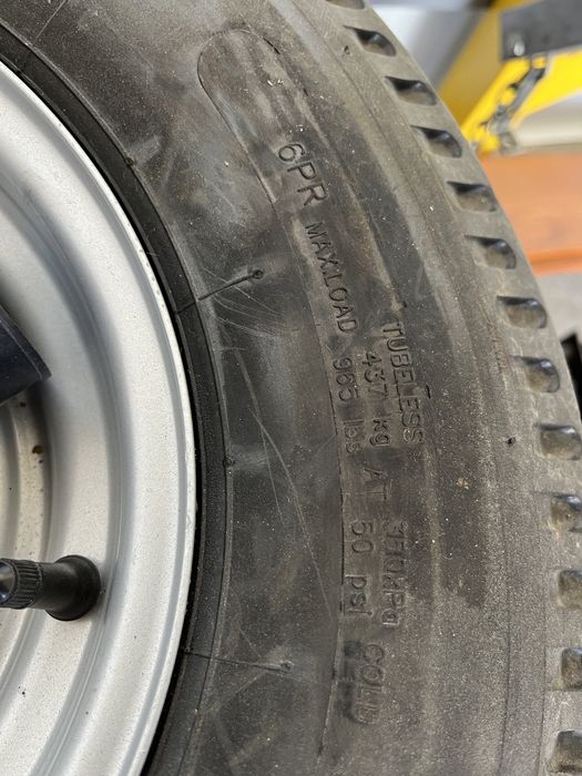 Anvelope Mitas 135/85-10. 5.00-10C. Jante 4x100 R10