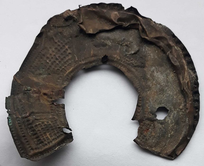 Детайл от старина икона. Бронз