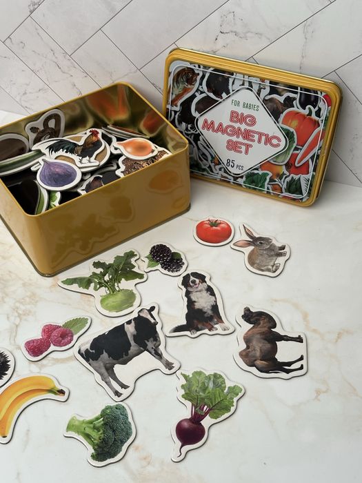 Магнити за деца с животни плодове и зеленчуци