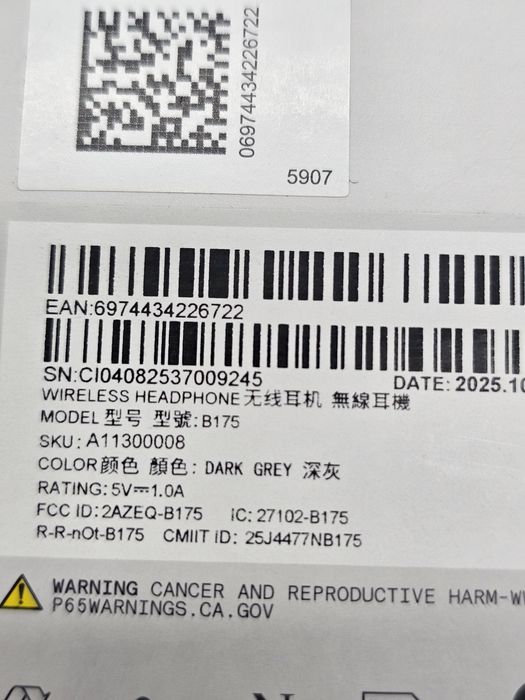 Casti Over-Ear CMF Headphone Pro, True Wireless, Bluetooth, ANC, Spati