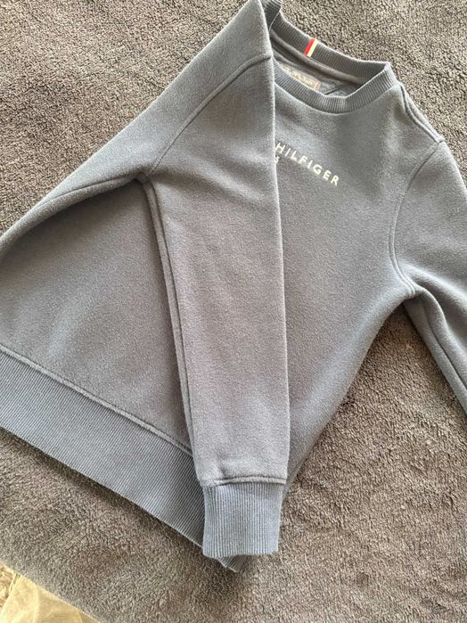 Bluza Tommy Hilfiger, bleumarin, pentru baieti, marime 122-7 ani