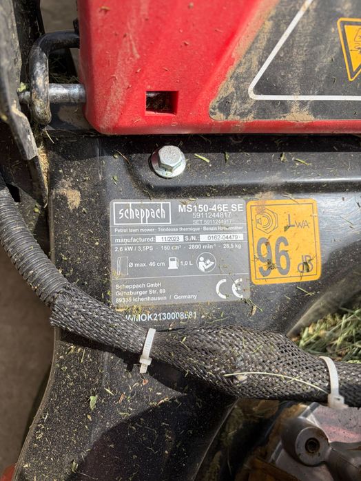 Mașină de tuns iarba Scheppach 3.5cp SECOND
