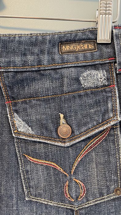 джинсовая юбка прямая MNG Jeans